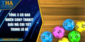 Tổng 3 Có Bao Nhiêu Con? THABET Giải Mã Chi Tiết Trong Lô Đề